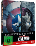 Captain America: Civil War: Limited Edition (Blu-ray 3D-GR/Blu-ray-GR)(SteelBook)