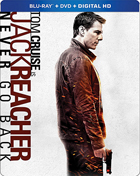 Jack Reacher: Never Go Back (Blu-ray/DVD)(SteelBook)
