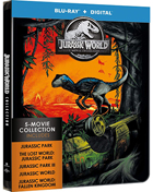 Jurassic World: 5-Movie Collection: Limited Edition (Blu-ray)(SteelBook): Jurassic Park / The Lost World: Jurassic Park / Jurassic Park III / Jurassic World / Fallen Kingdom