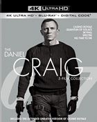 007: The Daniel Craig 5-Film Collection (4K Ultra HD/Blu-ray): Casino Royale / Quantum Of Solace / Skyfall / Spectre / No Time To Die