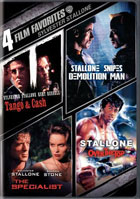 4 Film Favorites: Sylvester Stallone: Tango And Cash / Demolition Man / The Specialist / Over The Top