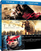 Alexander Revisited (Blu-ray) / Troy (Blu-ray) / 300 (Blu-ray)