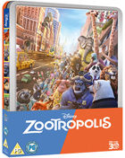 Zootropolis (Zootopia): Limited Edition (Blu-ray 3D-UK/Blu-ray-UK)(SteelBook)