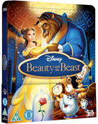 Beauty And The Beast: Lenticular Limited Edition (2010)(Blu-ray 3D-UK/Blu-ray-UK)(SteelBook)