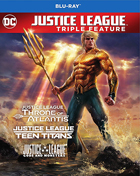 Justice League: Triple Feature (Blu-ray): Justice League: Throne Of Atlantis / Justice League vs Teen Titans / Justice League: Gods And Monsters