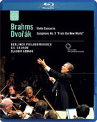 Brahms: Violin Concerto / Dvorak: Symphony No. 9 'From The New World': Berlin Philharmoniker (Blu-ray)