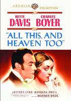 All This, And Heaven Too: Warner Archive Collection