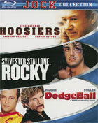 Jock 3 Pack (Blu-ray): Hoosiers / Rocky / Dodgeball: A True Underdog Story