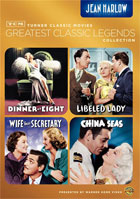 TCM Greatest Classic Legends Film Collection: Jean Harlow: Dinner At Eight / Libeled Lady / Wife Versus Secretary / China Seas