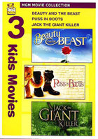 MGM Kids Movies: Beauty And The Beast / Puss In Boots / Jack The Giant Killer