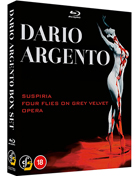 Dario Argento Box Set (Blu-ray-UK): Suspiria / Four Flies On Grey Velvet / Opera