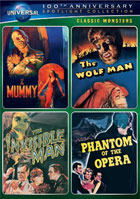 Classic Monsters Spotlight Collection: The Mummy / The Invisible Man / The Wolf Man / The Phantom Of The Opera