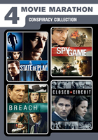 4 Movie Marathon: Conspiracy Collection: State Of Play / Spy Game / Breach / Closed Circuit