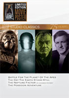 Classic Quad Set 18: Battle For The Planet Of The Apes / The Day The Earth Stood Still / The Neptune Factor / The Poseidon Adventure