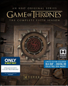 Game Of Thrones: The Complete Fifth Season: Limited Edition (Blu-ray)(SteelBook)