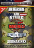 American Heroes 5 Film Set: Air Marshal / Air Strike / Marines / Special Forces / Submarines