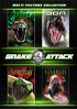 4 Film Snake Attack Pack: Python / Python II / Boa / Venomous