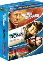 Extreme Action 3 Pack (Blu-ray): Live Free Or Die Hard / Ronin / The Siege