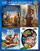 4 Film Favorites: Family Adventures (Blu-ray): Legend Of The Guardians / Space Jam / Where The Wild Things Are / Yogi Bear