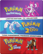 Pokemon The Movies 1-3 Collection (Blu-ray)(SteelBook): The First Movie / 2000 / Spell Of The Unown