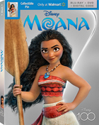 Moana: Disney100 Limited Edition (Blu-ray/DVD)(w/Collectable Pin)