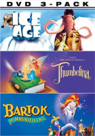 Animated 3-Pack: Ice Age / Thumbelina / Bartok The Magnificent