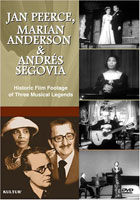 Jan Peerce, Marian Anderson And Andres Segovia