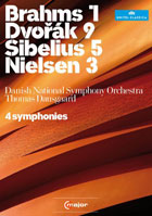 4 Symphonies: Danish National Symphony Orchestra: Brahms: Symphony No. 1 / Dvorak: Symphony No. 9 / Sibelius: Symphonies No. 5 / Nielsen: Symphony No. 3