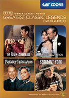 TCM Greatest Classic Films Legends: Gary Cooper: Love In The Afternoon / Sergeant York / The Fountainhead / Friendly Persuasion