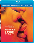 Love 3D: Collector's Edition (2015)(Blu-ray 3D/Blu-ray/DVD)