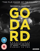 Godard: The Essential Collection (Blu-ray-UK): Breathless / Une Femme Est Une Femme / Le Mepris / Alphaville / Pierrot Le Fou