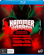 Hammer Horror: Four Gothic Horror Films (Blu-ray-AU): Countess Dracula / Hands Of The Ripper / Twins Of Evil / Vampire Circus