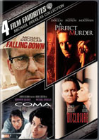 4 Film Favorites: Michael Douglas Collection: A Perfect Murder / Falling Down / Disclosure / Coma