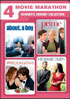 4 Movie Marathon: Romantic Comedy Collection: About A Boy / Intolerable Cruelty / The Wedding Date / Prime