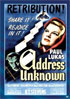 Address Unknown: Sony Screen Classics By Request