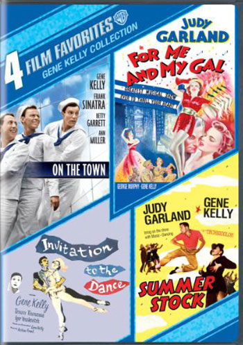 4 Film Favorites: Gene Kelly Collection: On The Town / For Me And My Gal / Invitation To The Dance / Summer Stock